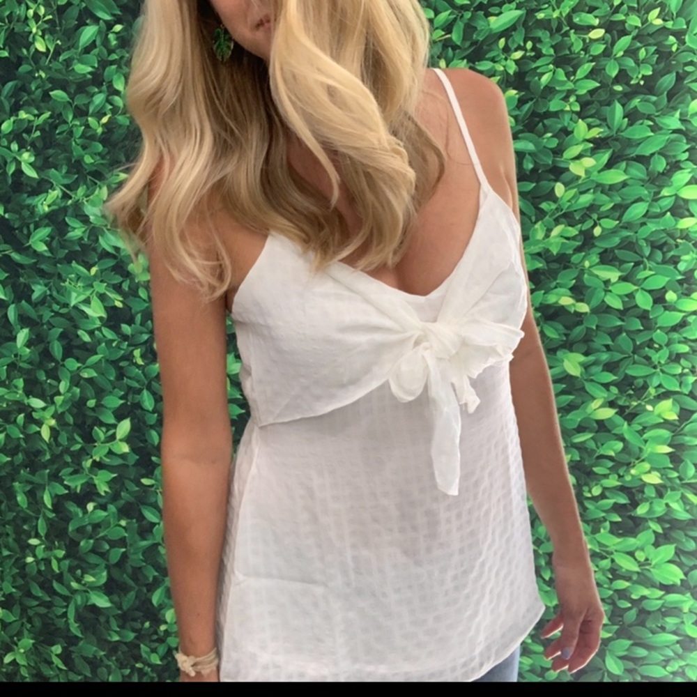 White tank top